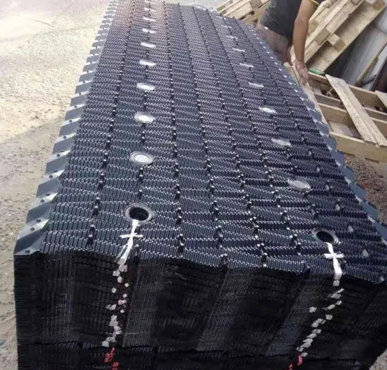 CF800 Series Crossflow Cooling Tower Fill - 16mm & 20mm Precision Flute Spacing Film Packing for Targeted Thermal Performance