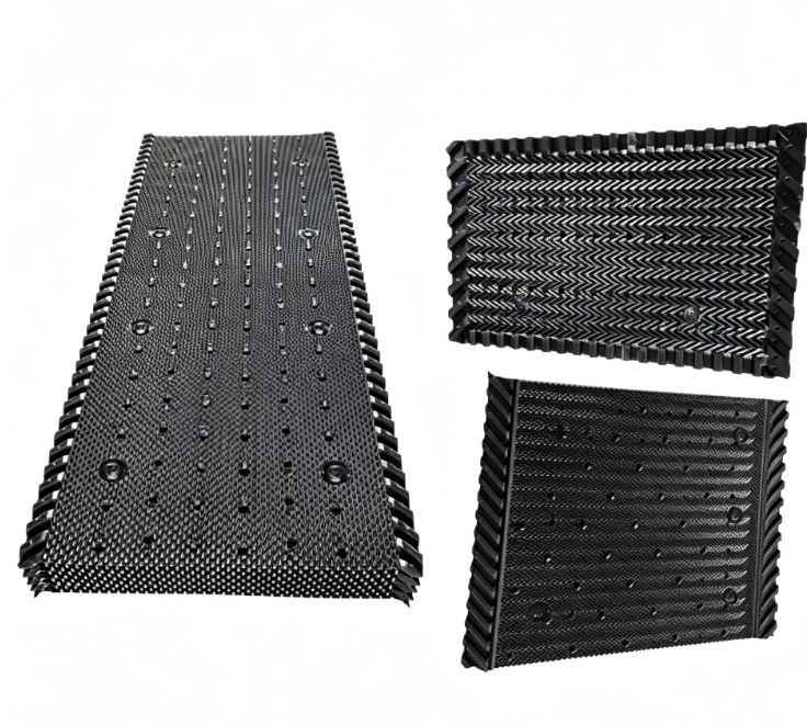  CF800 Series Crossflow Cooling Tower Fill - 16mm & 20mm Precision Flute Spacing Film Packing for Targeted Thermal Performance